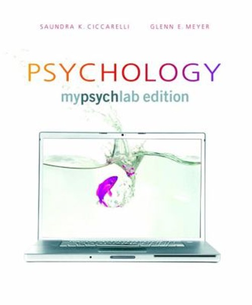 Psychology Hardcover Saundra K., Meyer, Glenn E. Ciccarelli