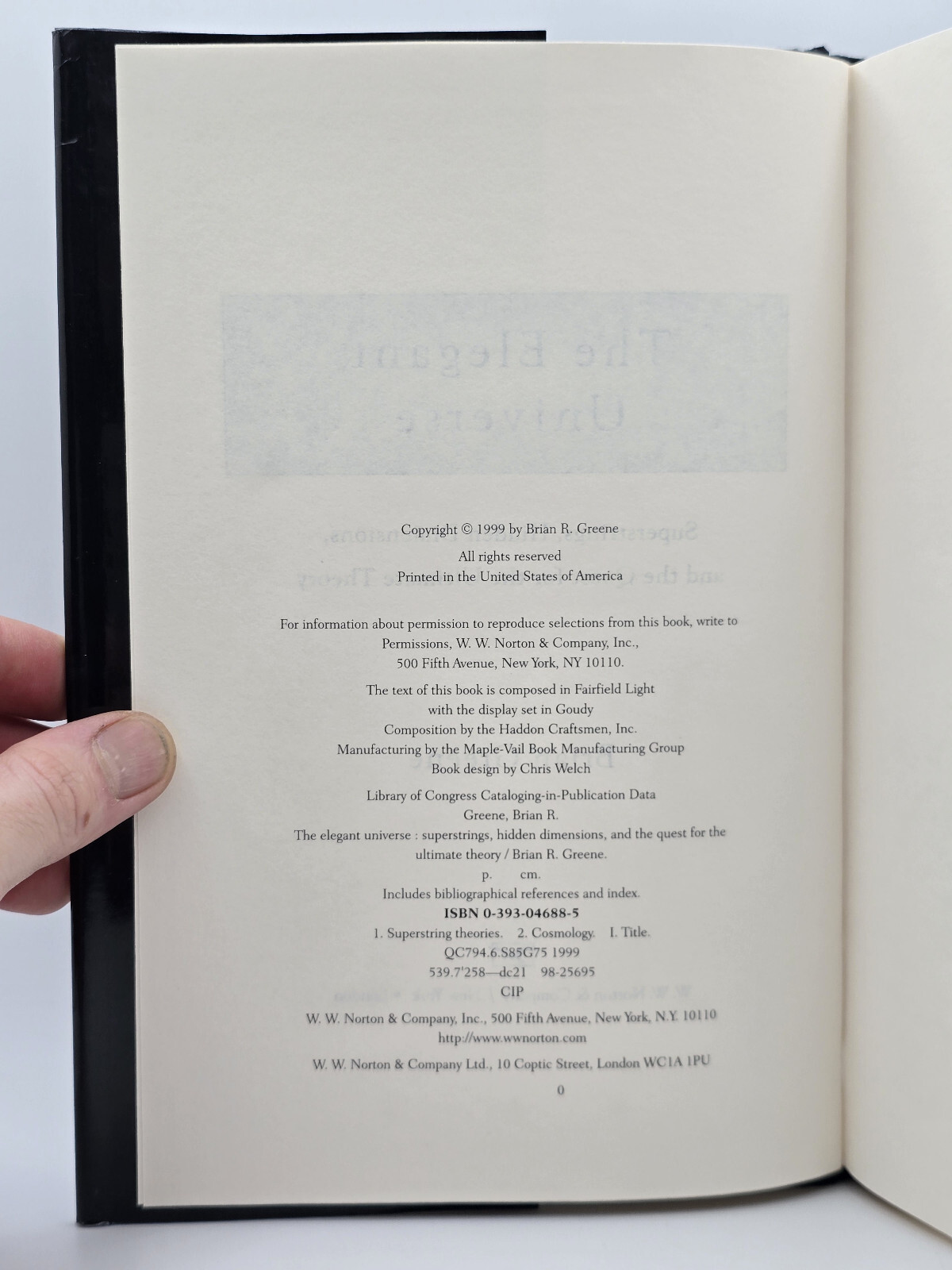 Elegant Universe by Brian Greene (1999, Hardcover)