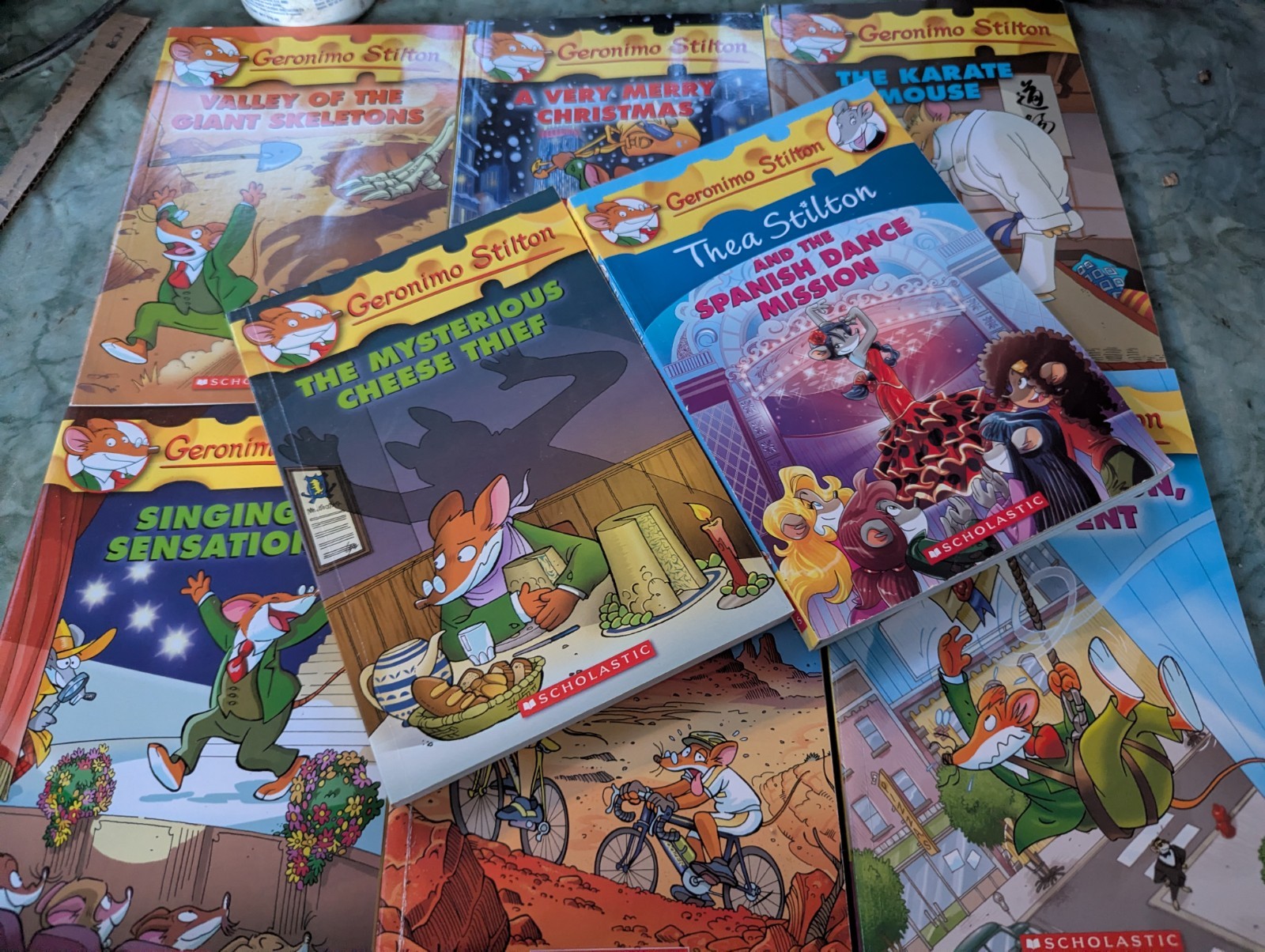 Geronimo Stilton Books lot 8 Scholastic Great For Summer Reading!