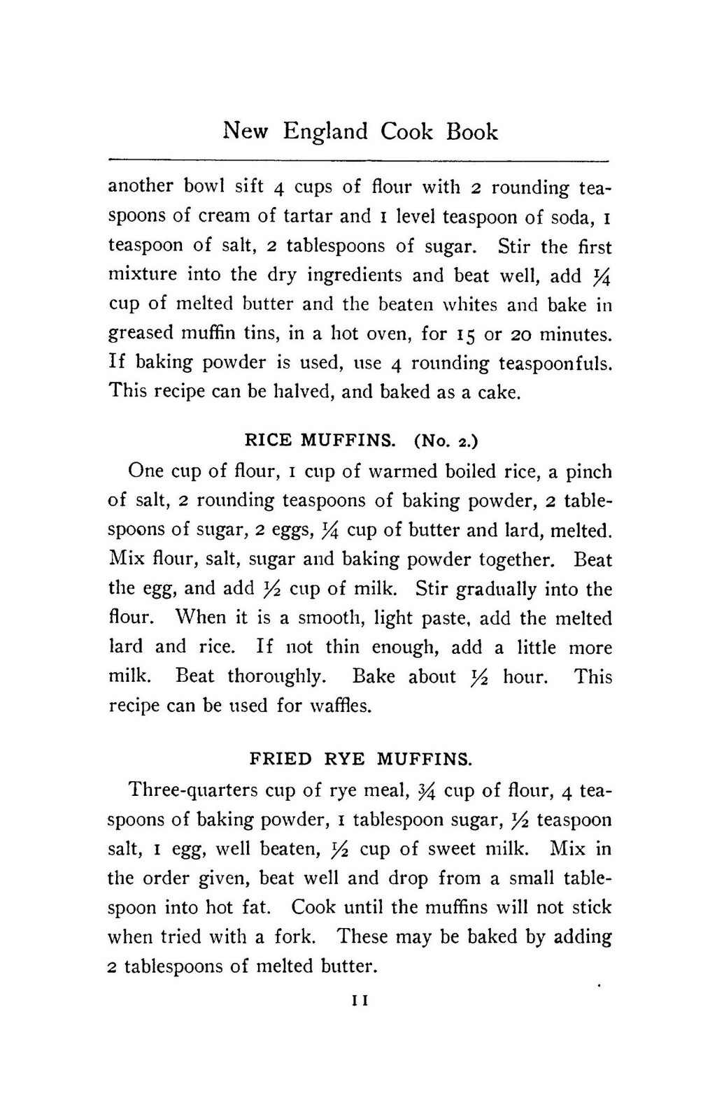 “1909” The New England Vintage Cook Book 180 Pages