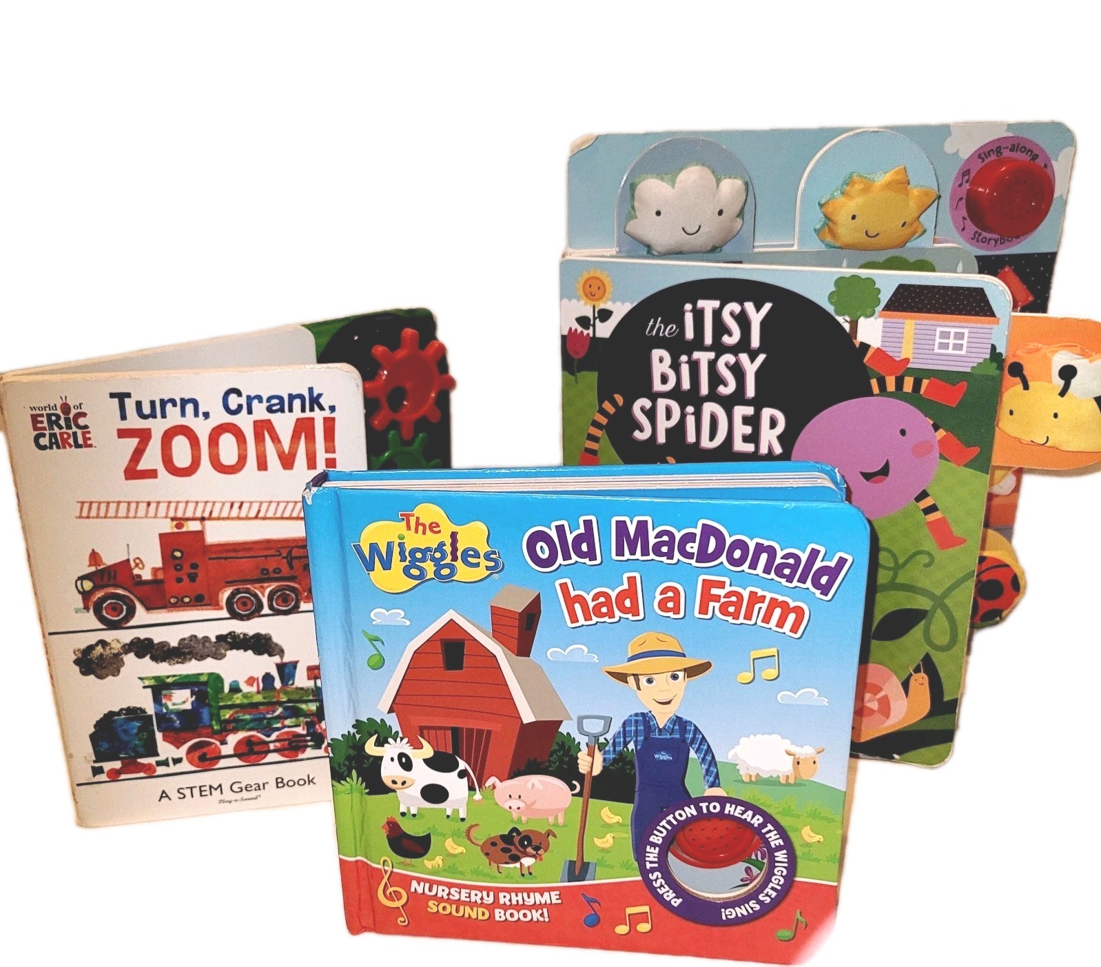 Kids Picture Books with Songs Lot of 3 Children’s Classic Nursery Rhymes Books