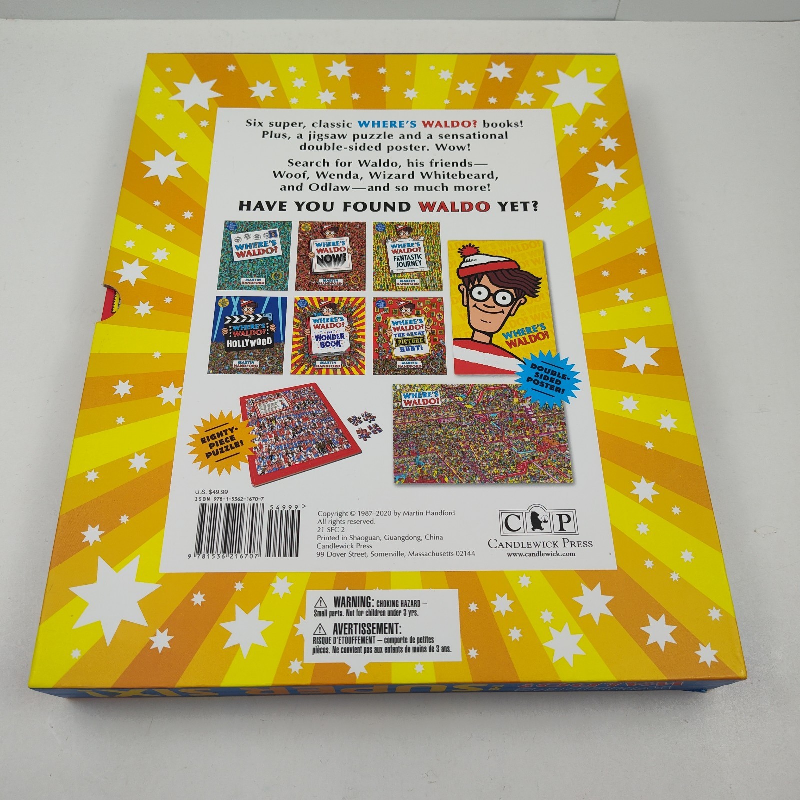 Where’s Waldo – The Super Six (6 Book Set) Puzzle & Poster Included!