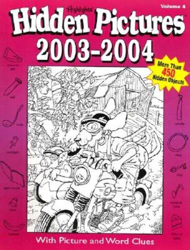 Highlights Hidden Pictures 2003-2004: With Picture and Word Clues – GOOD