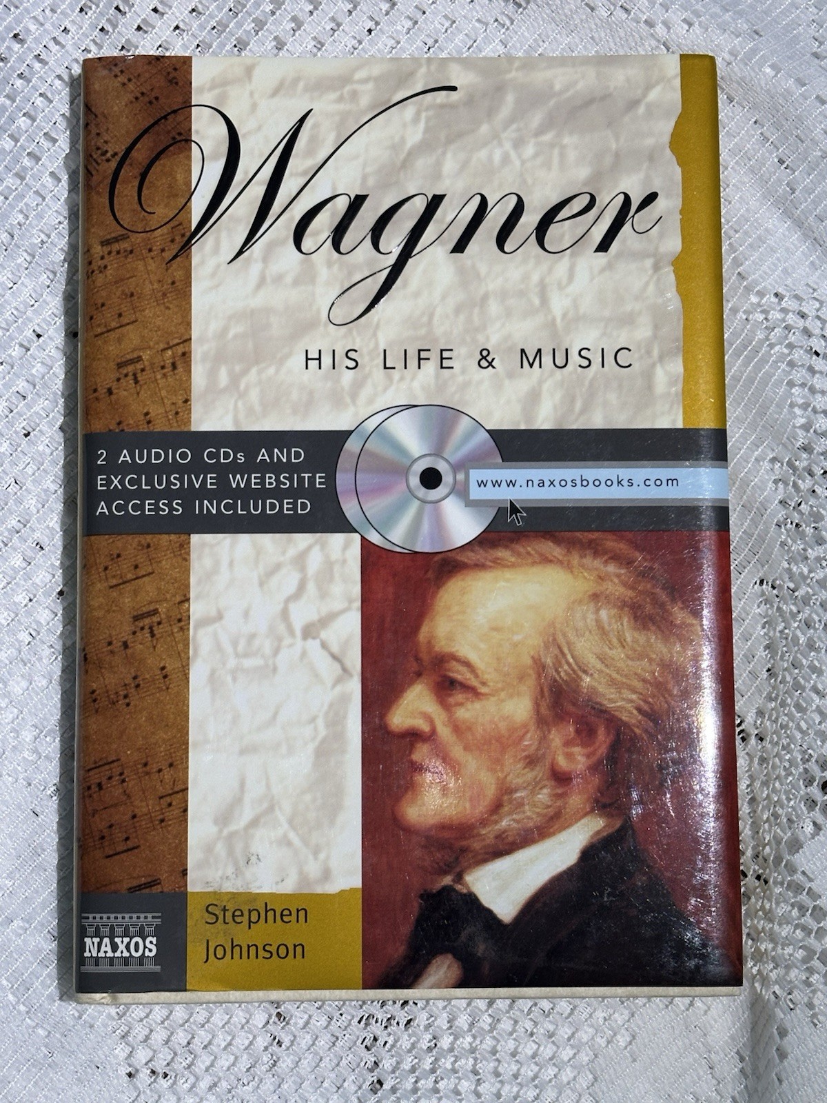 Wagner: His Life & Music by Stephen Johnson (2007, Hardcover, Audio CD Included)