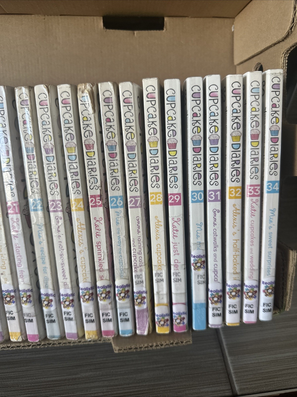 Cupcake Diaries Series 2-32 Coco Simon Book Lot Children Teacher Homeschool Kid