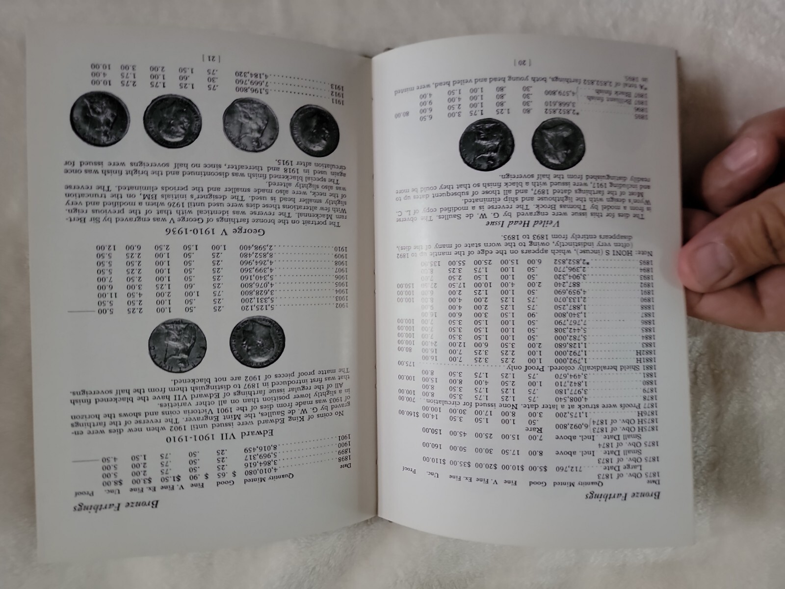 1968 A Guide Book of English Coins by Kenneth Bressett Hardcover Sixth Edition