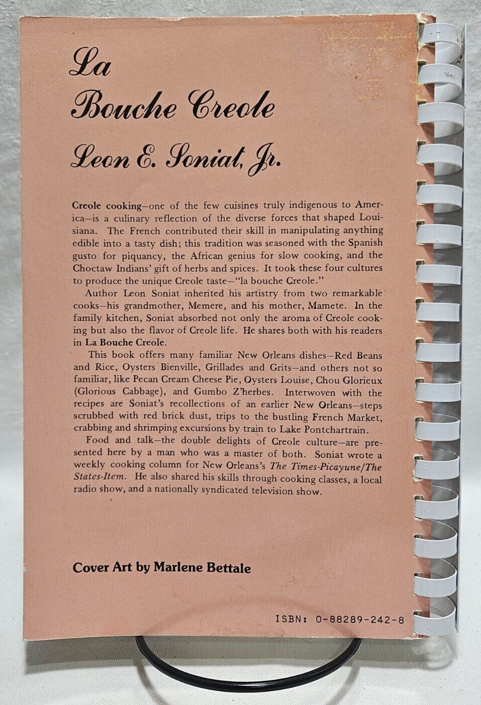 La Bouche Creole Cookbook by Leon E. Soniat Jr., 1985 6th Printing