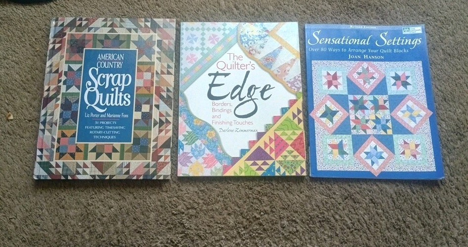 Lot Of 3 Quilting Books, Fons&Porter 1995, Zimmerman 2005, Hanson 2004.