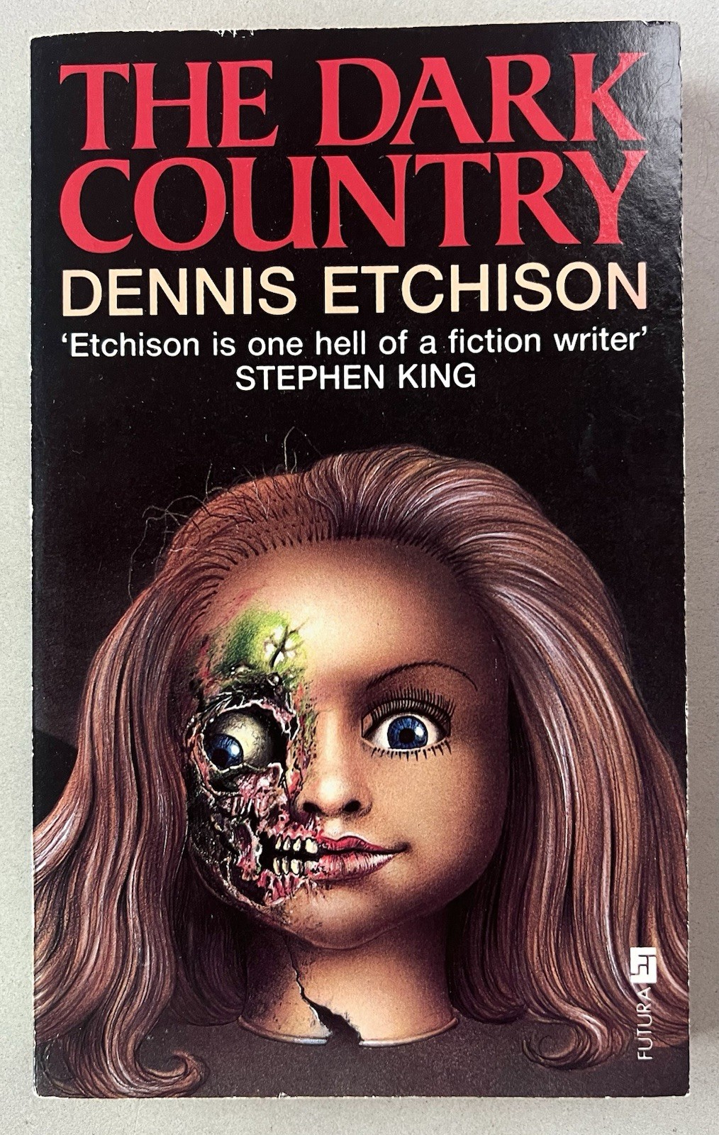 Vintage 1982 The Dark Country Dennis Etchison Paperback Horror Fiction Book
