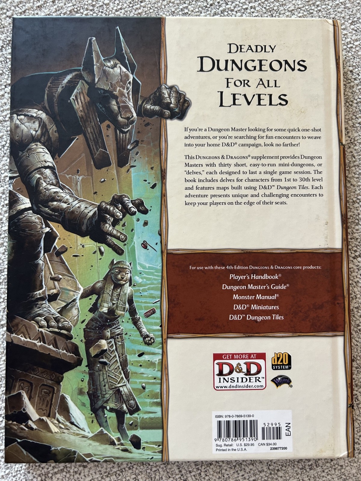 Dungeon Delve : A 4th Edition D&D Supplement by David Noonan- 4/15