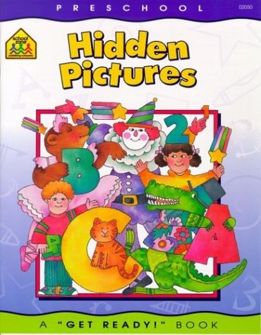 HIDDEN PICTURES (GET READY BOOKS) By School Zone & Joan Hoffman **Excellent**