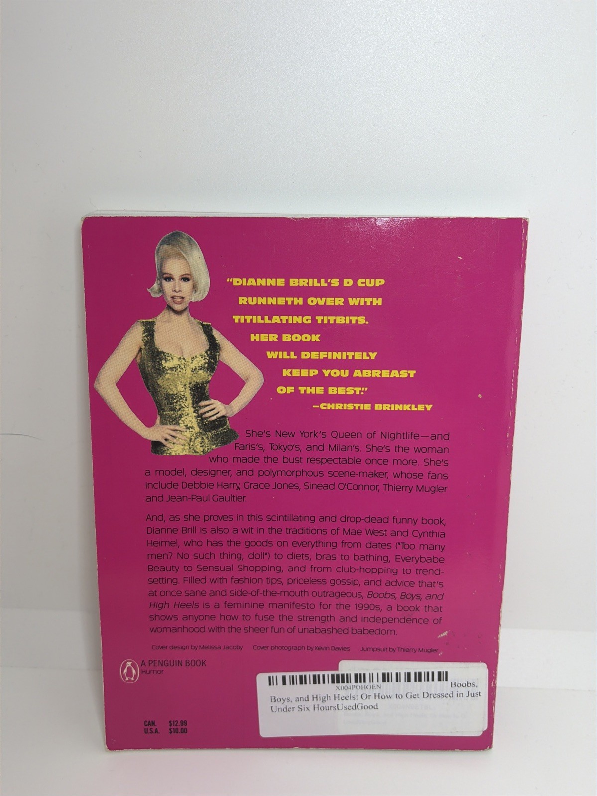 Boobs, Boys, and High Heels By Dianne Brill Paperback Book RARE