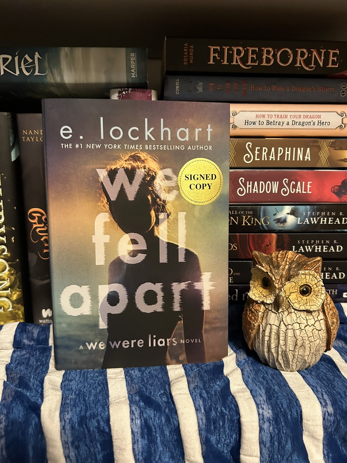 SIGNED We Fell Apart: A We Were Liars Novel by E. Lockhart Hardcover New 1st Ed.