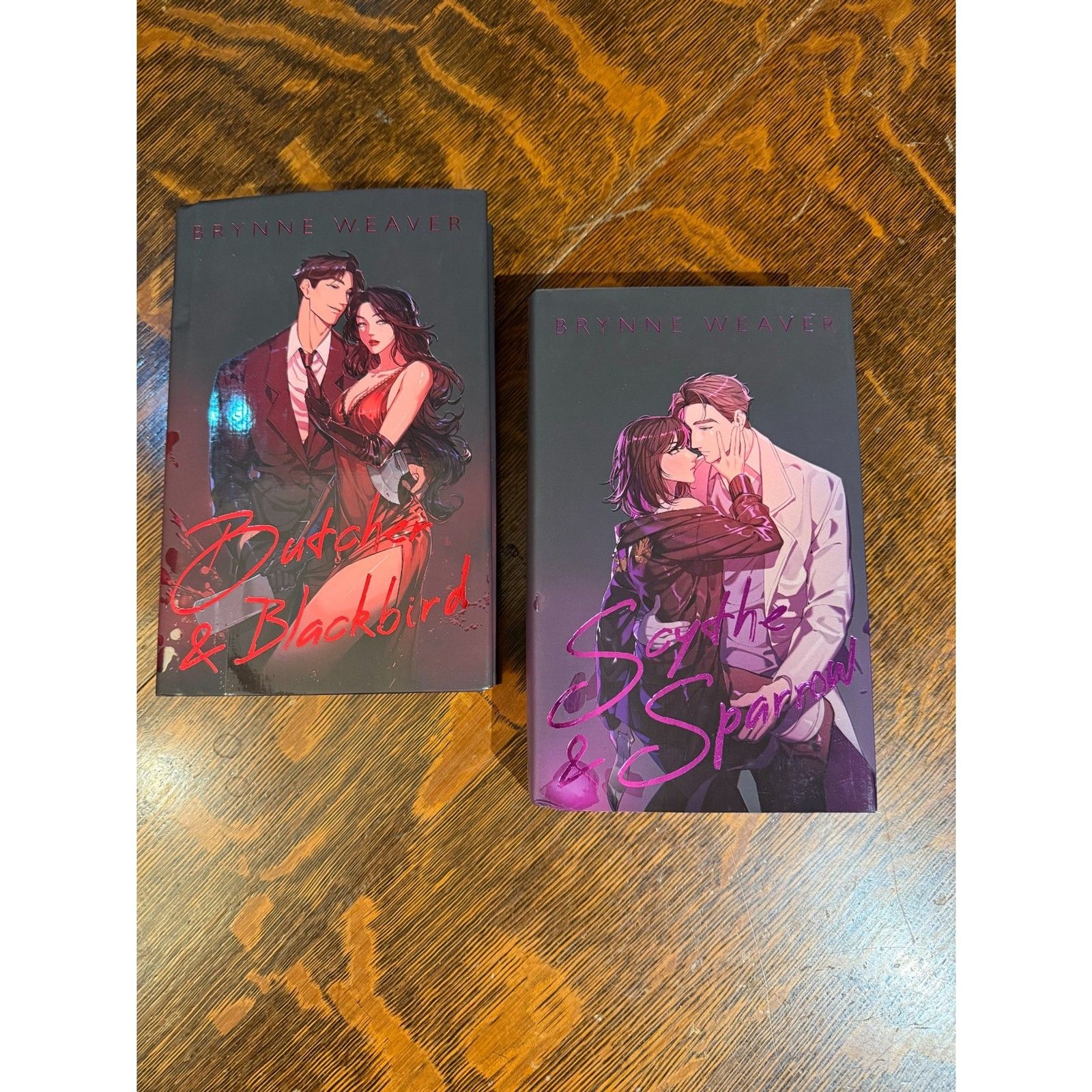 Butcher & Blackbird and Scythe & Sparrow Fairyloot Mortal Signed Brynne Weaver