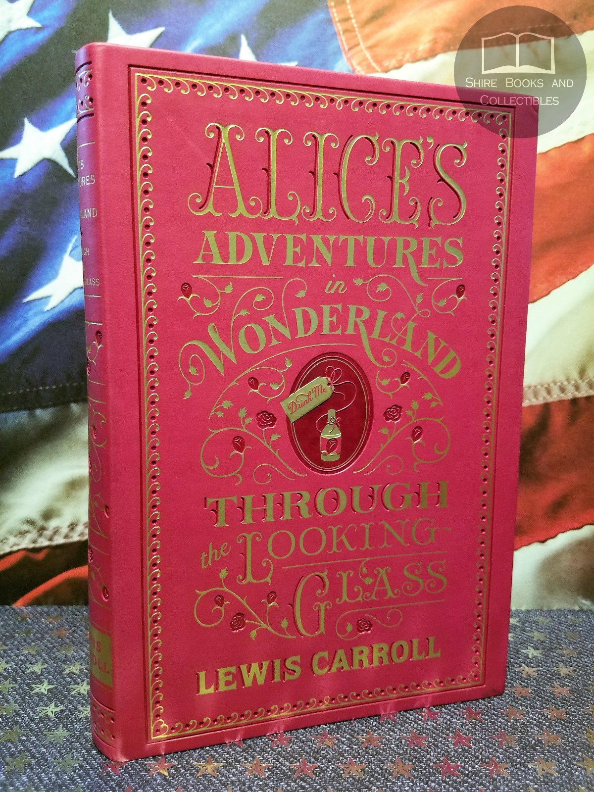 NEW Alice in Wonderland & Through the Looking-Glass Softcover Bonded Leather