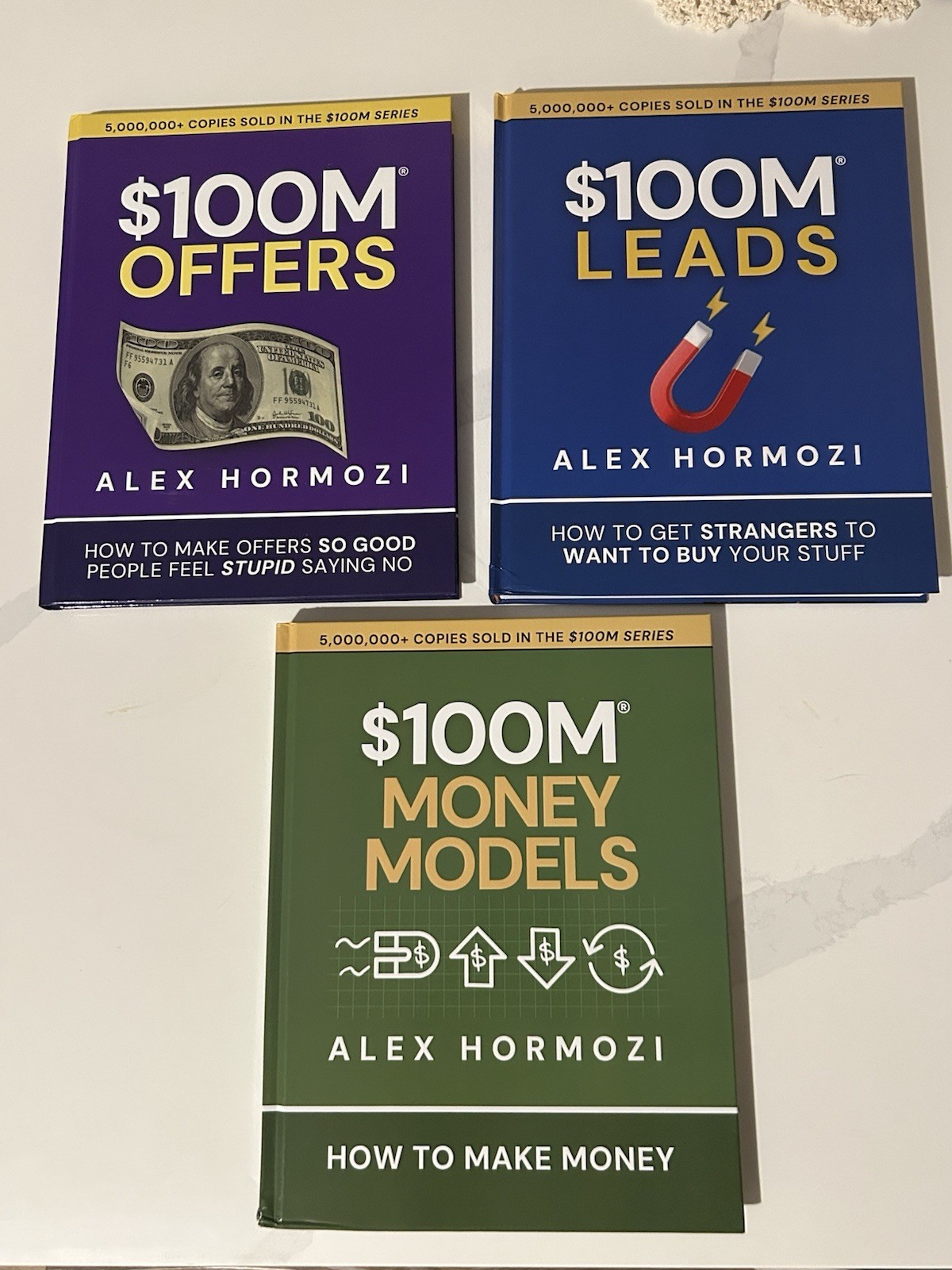 $100M Series by Alex Hormozi, Hardcover Business Entrepreneurship Book Set