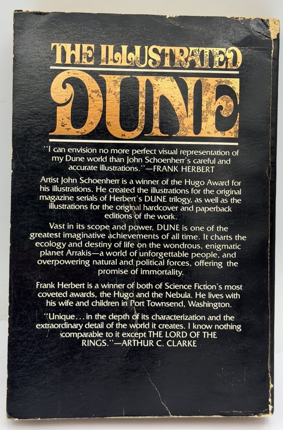 THE ILLUSTRATED DUNE by Frank Herbert ~ 1st Edition 1978 Paperback Collectible