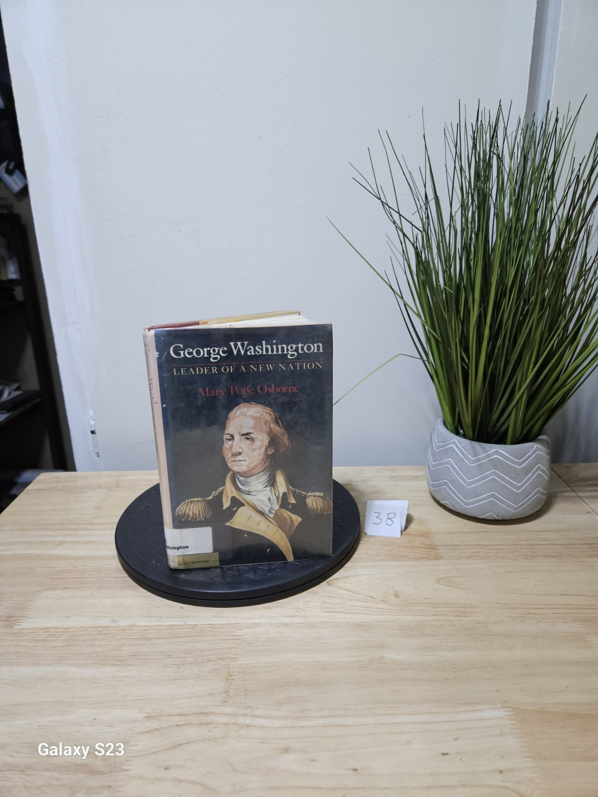 George Washington : Leader of a New Nation By Mary Pope Osborne 1991 1st Edition