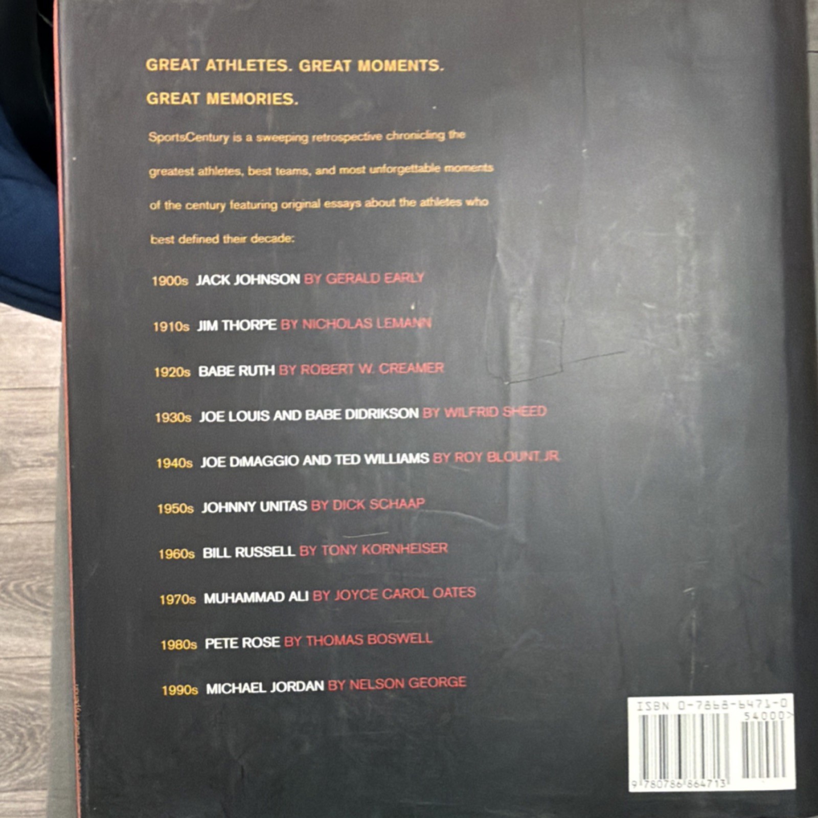 ESPN Sports Century Hardcover Book 1999 1st Edition