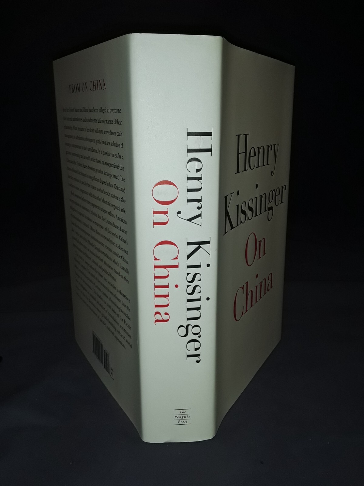 Henry Kissinger ‘s On China (2011) LN HB 240717