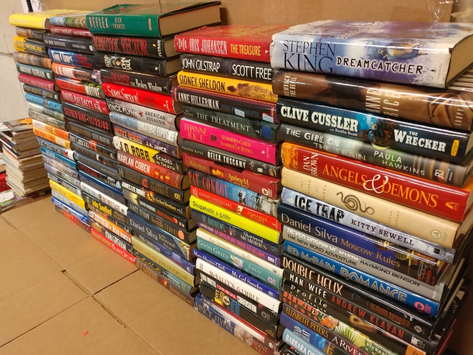 Lot of 10 Pounds Hardcover INSTANT COLLECTION GENERAL FICTION Book MIX GENRE SET