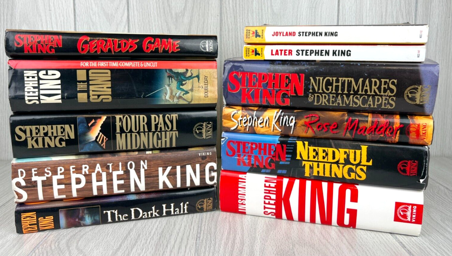 Stephen King HUGE LOT Of 11 Books 1st Prints And Book Clubs CLEAN Hardcover Soft
