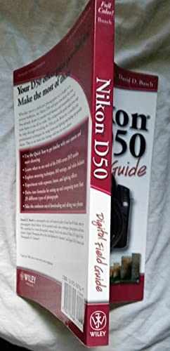 Nikon D50 Digital Field Guide – Paperback, by Busch David D. – Acceptable