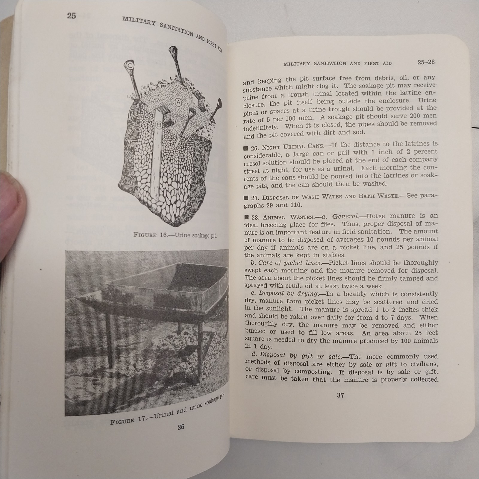 Military Sanitation and First Aid FM 21-10 paperback 1940