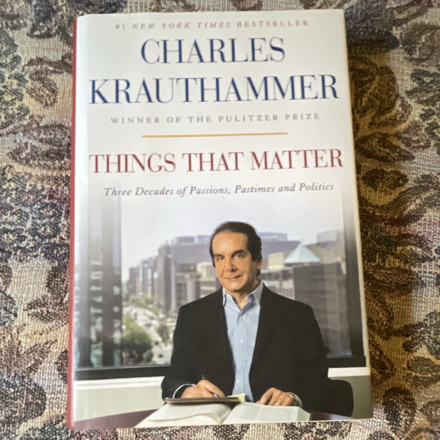 Charles Krauthammer Things That Matter Signed 1st Ed HC w/ Dust Jacket 2013