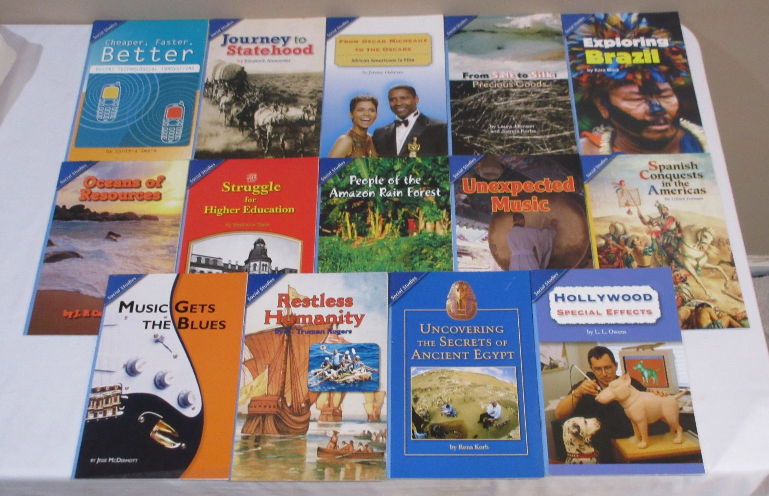 Lot 14 Social Studies Pearson Scott Foresman Reading Street Books Teaching Aides