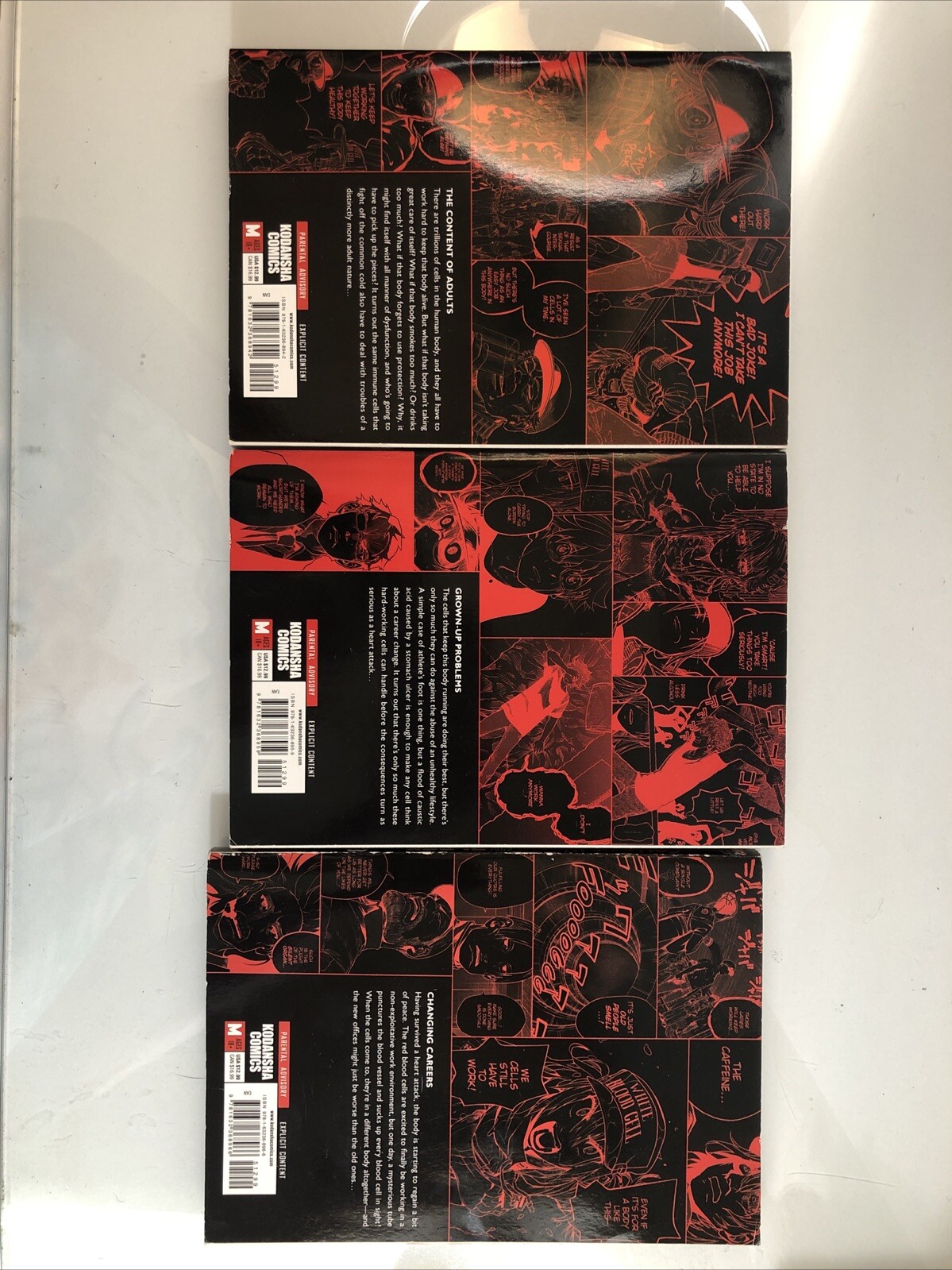 Kodansha Comics Cells At Work Code Black Volume 1-3 English Manga Paperbacks