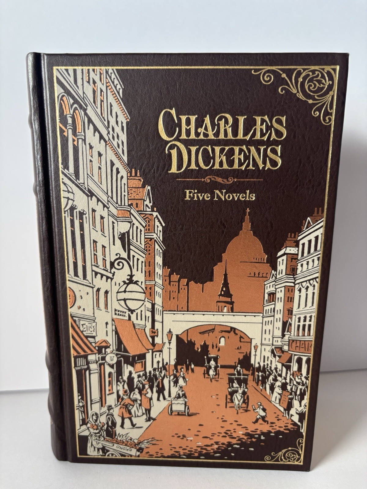 Charles Dickens Five Novels Hardcover Oliver Twist Two Cities Great Expectations