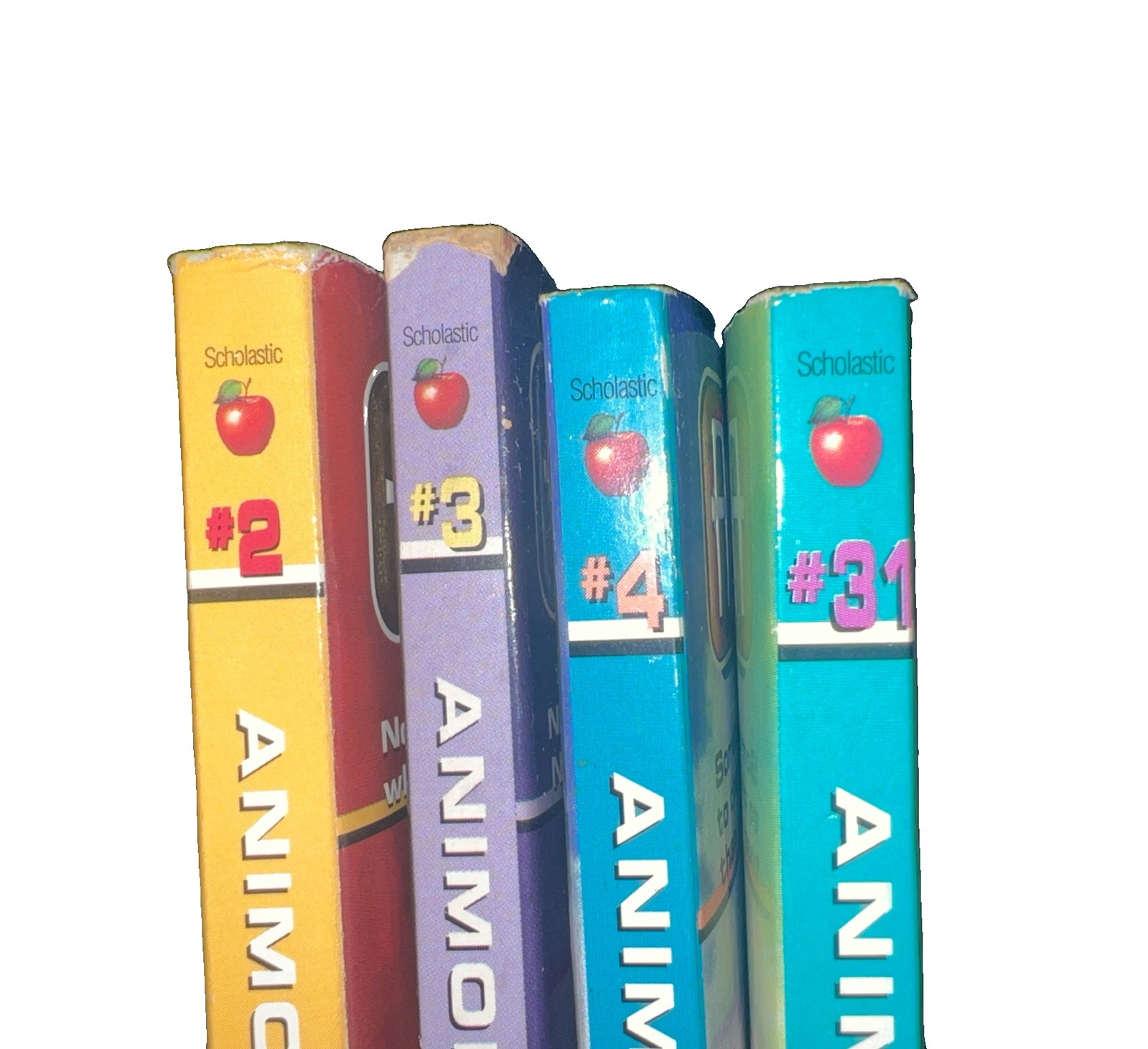 Animorphs: Volumes #2, #3, #4, #31 Books by K.A. Applegate Lot of 4 (Vintage)
