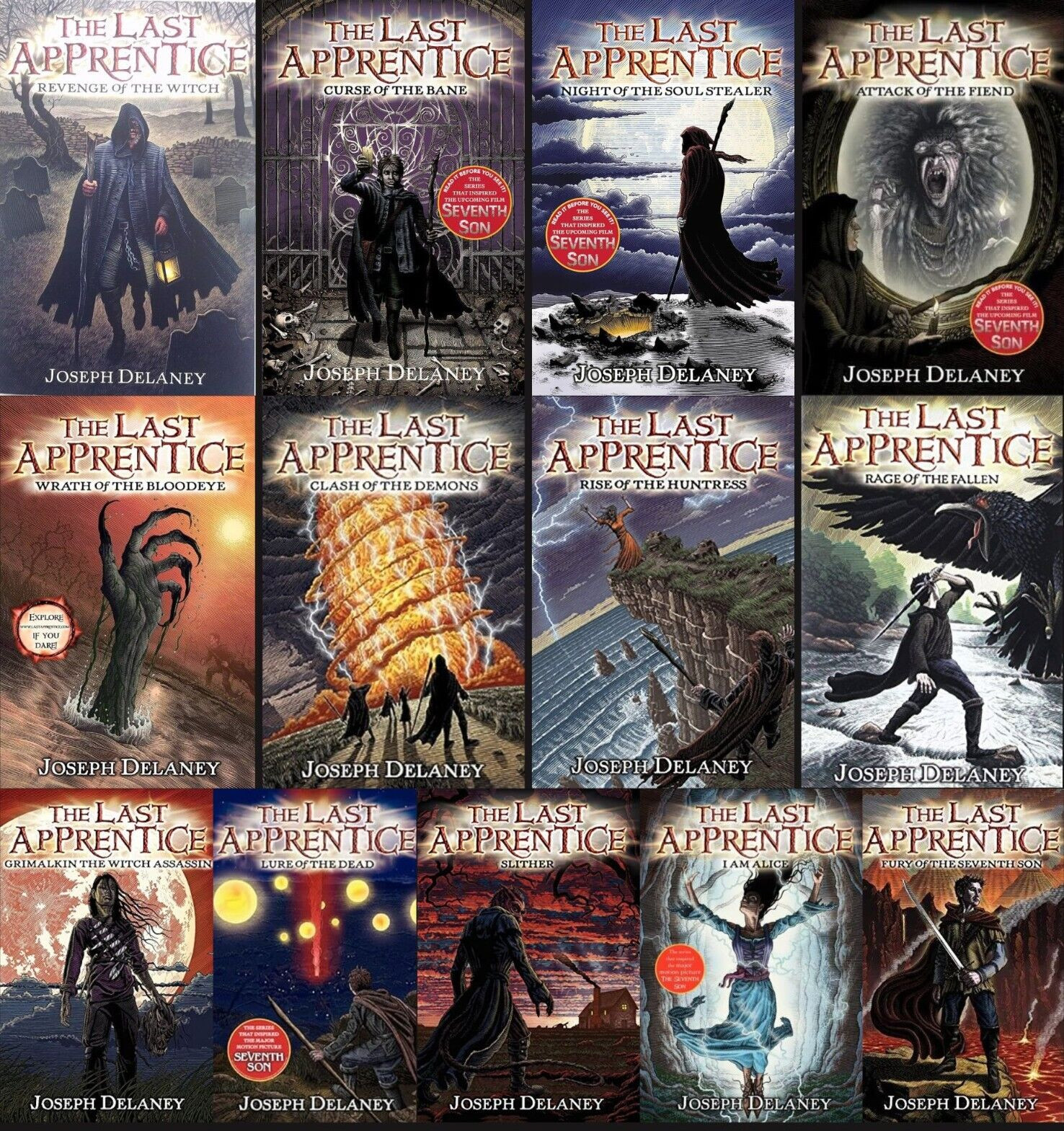Complete Set Series – Lot of 16 Last Apprentice books by Joseph Delaney YA Spook