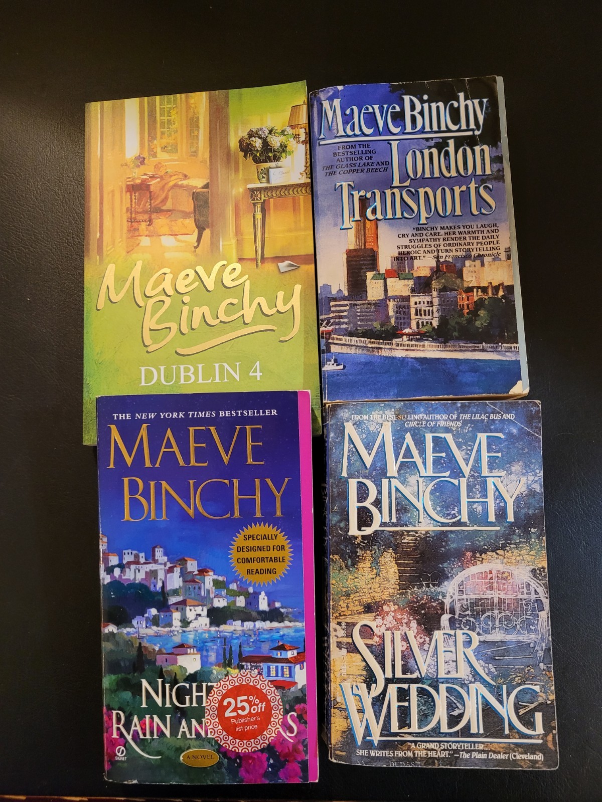 Lot of 4 Maeve Binchy Paperback Books. Novels.