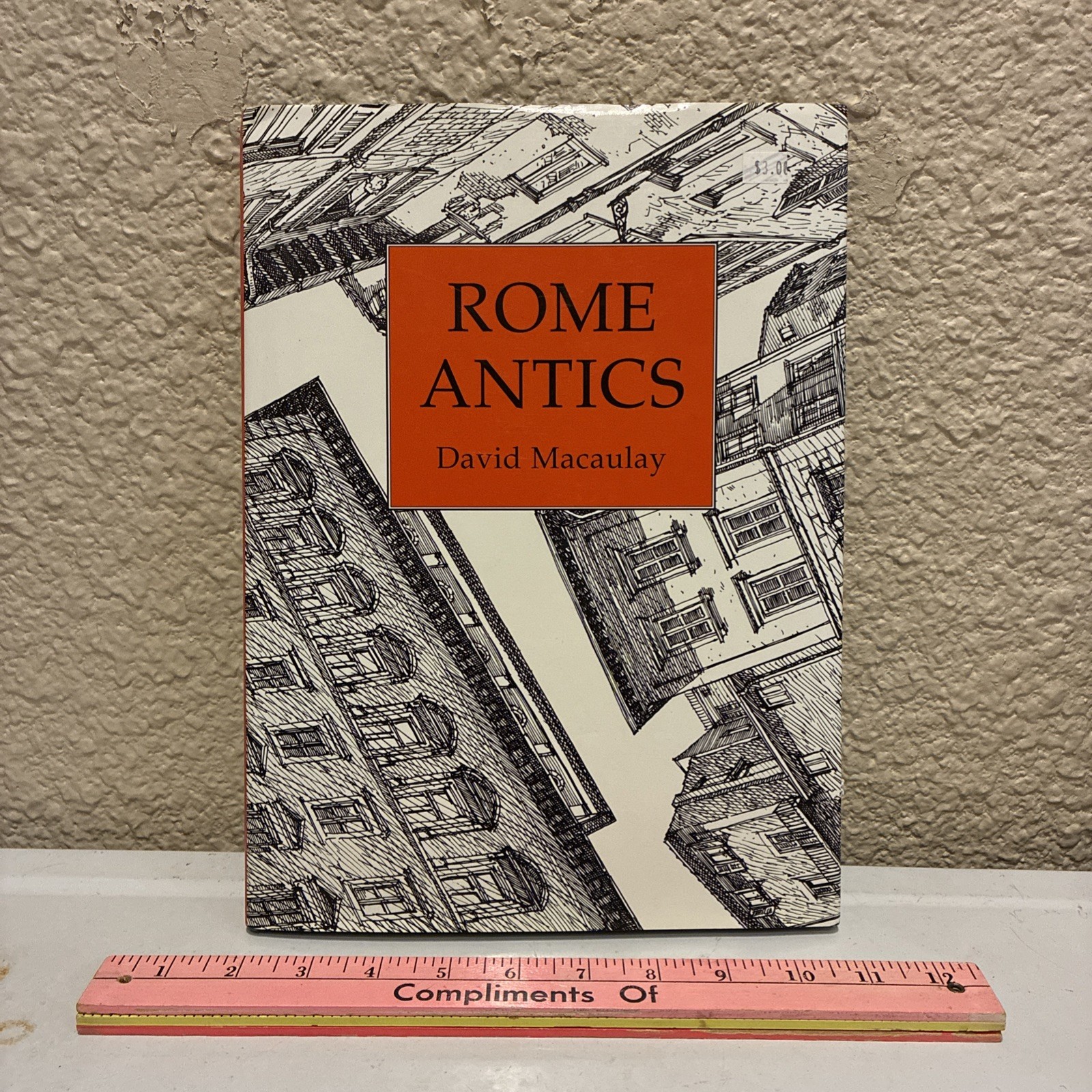 David Macaulay Rome Antics Children’s Book Vintage Italy Italian HCDJ VGUC