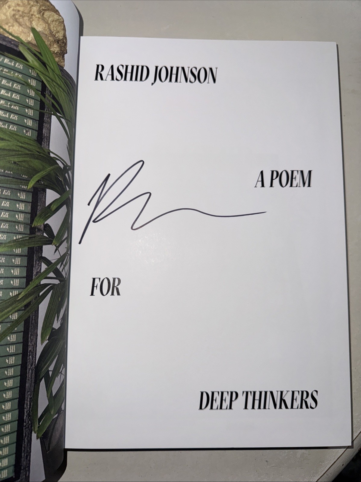 Rashid Johnson: A Poem for Deep Thinkers Exhibition Catalogue – SIGNED COPY New
