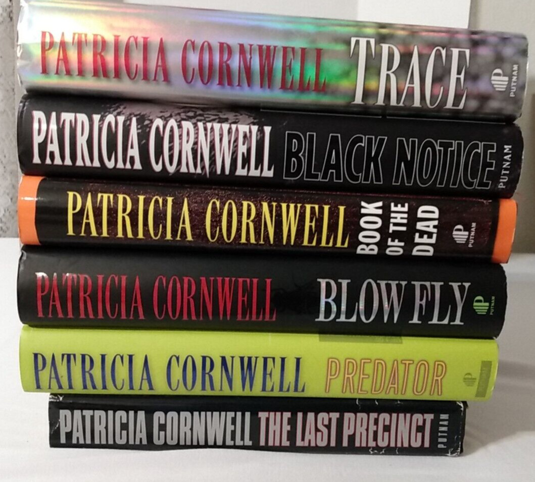 Patricia Cornwell Crime Mystery Thriller Lot of 6 HC books Kay Scarpetta novels