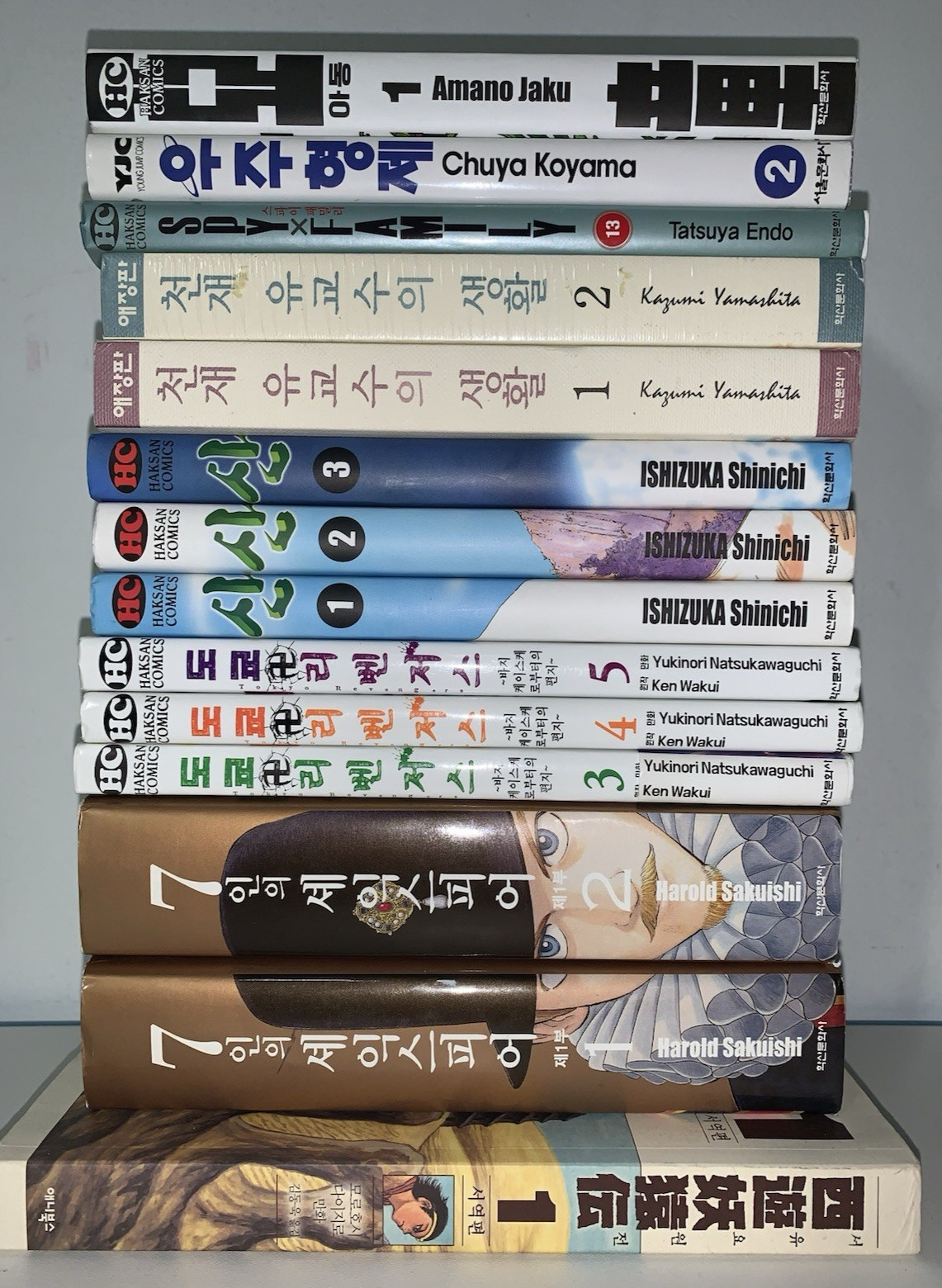 Korean Manhwa Lot – 14 Mixed Random Assorted Volumes Mix Bundle Comics