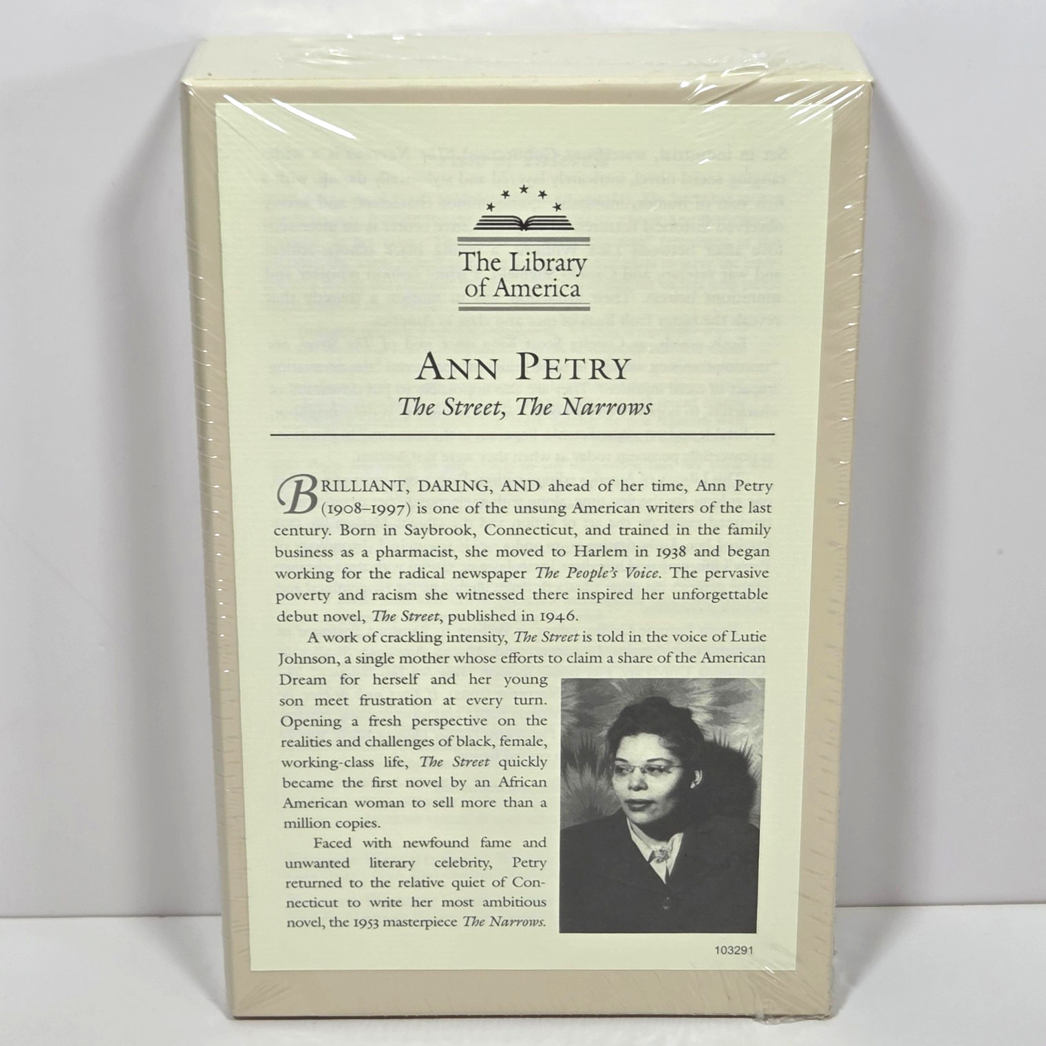 SEALED Ann Petry The Street The Narrows Library of America HC Slipcase Vol 314