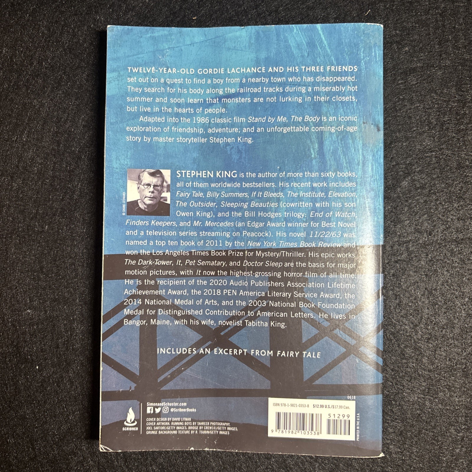 Body by Stephen King (2018, Trade Paperback)