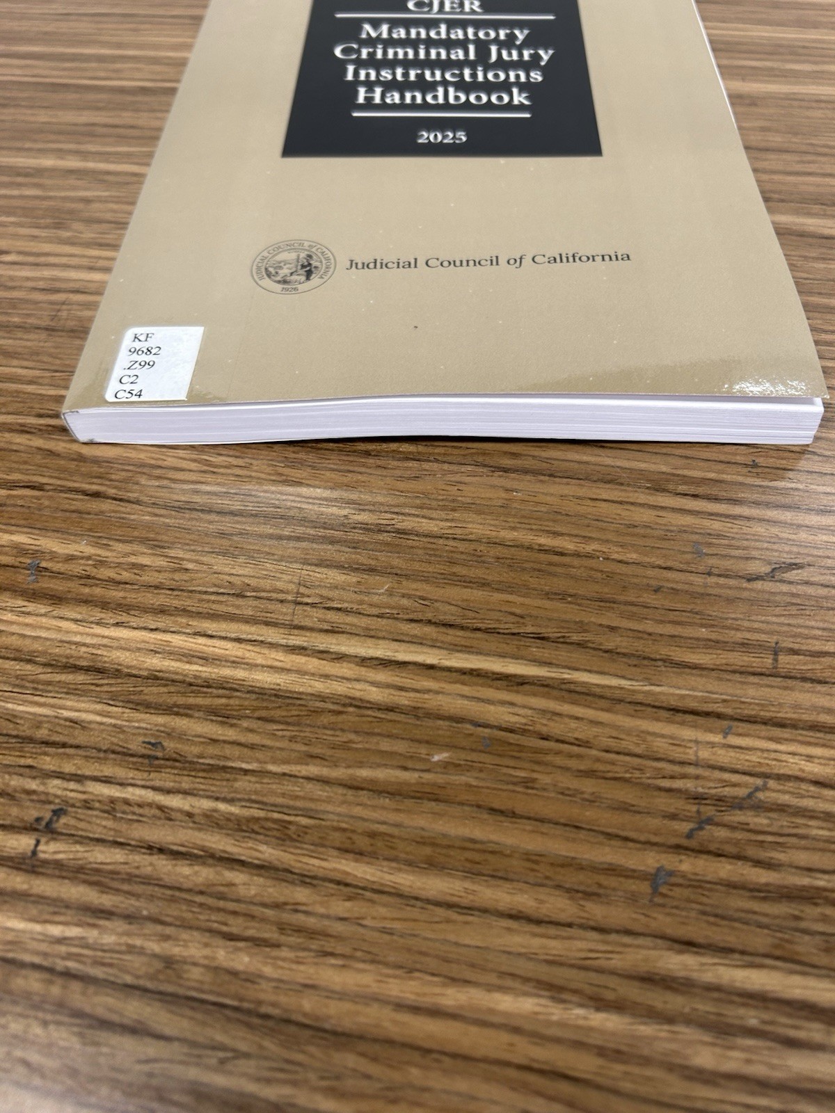 CJER Mandatory Criminal Jury Instructions Handbook 2025 CEB