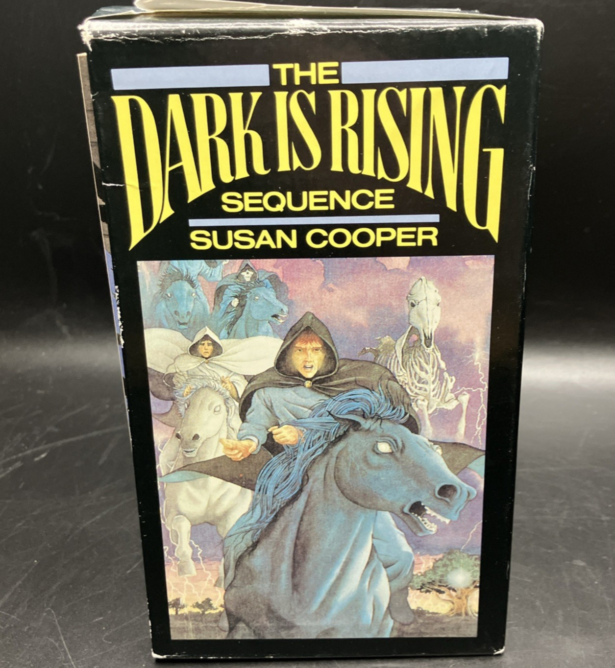 1986 Collier Books THE DARK IS RISING SEQUENCE 4 Book Box Set Susan Cooper RARE