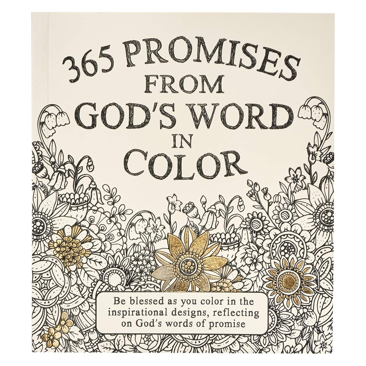365 Promises From God’s Word In Color: Scripture and Coloring Pages, Compact…