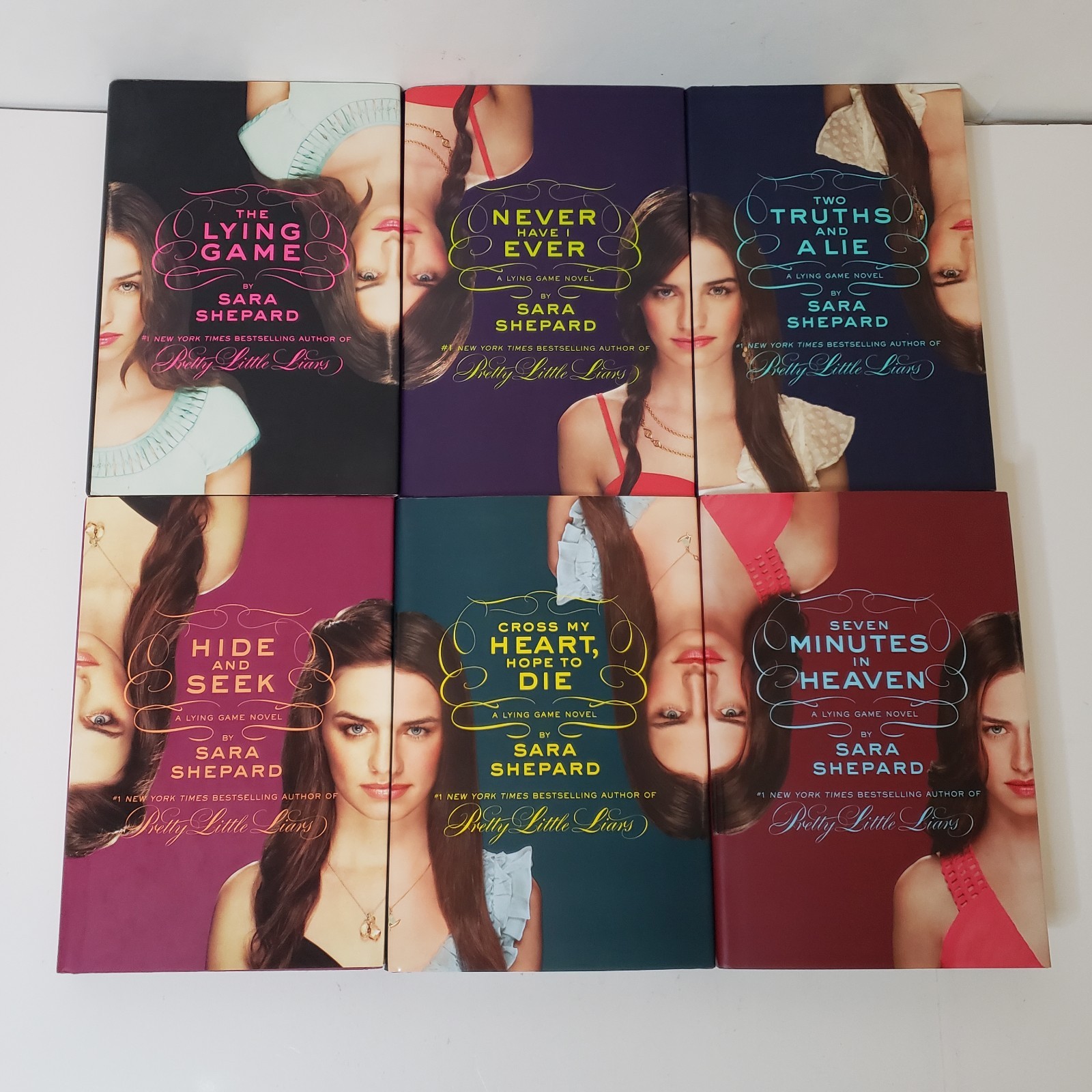 The Lying Game Complete Hardcover Series By Sara Shepard 1-6 Lot Hide And Seek