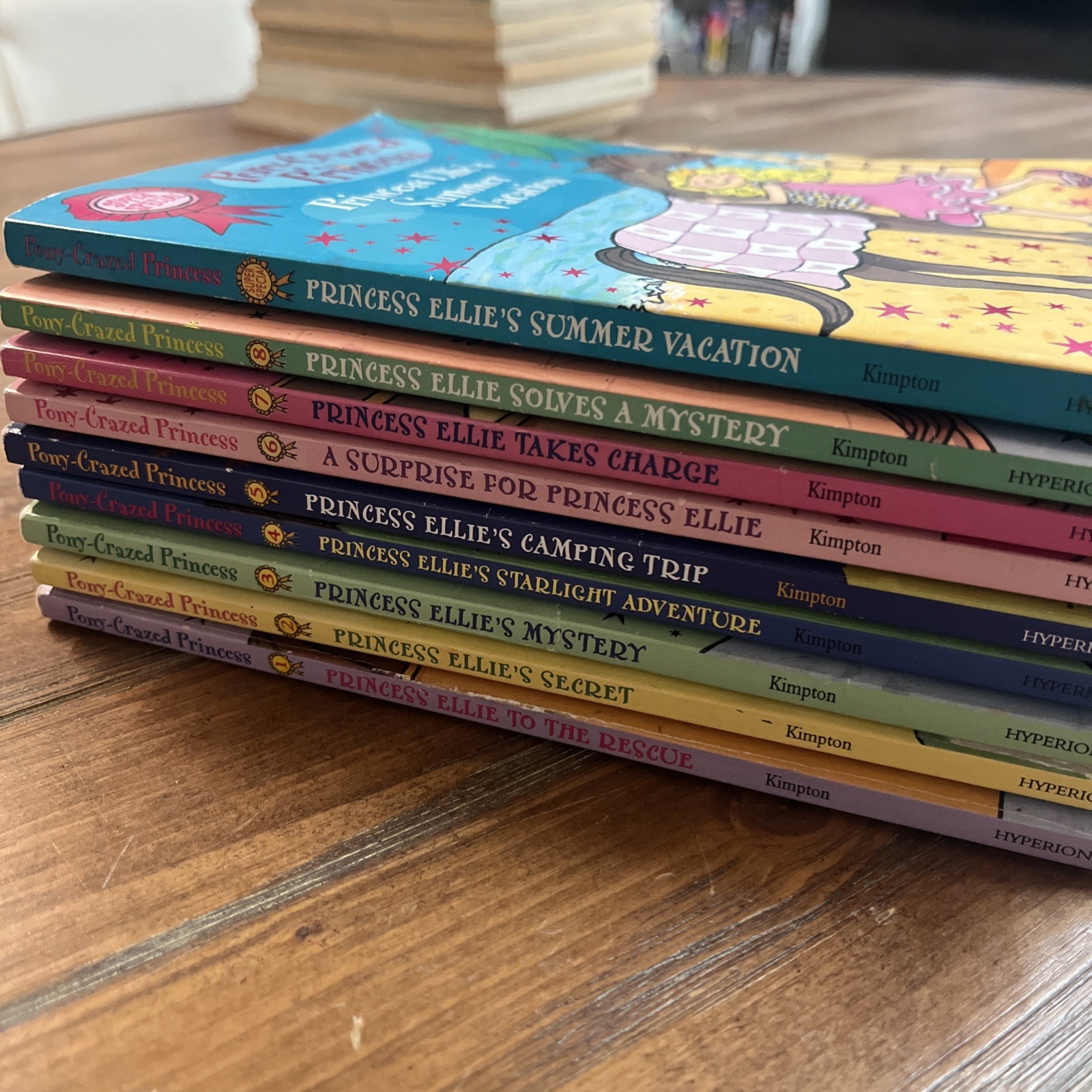 Lot Of 9 Pony-Crazed Princess #1-8+1 Special Ed. Usborne Softcover Chapter Books