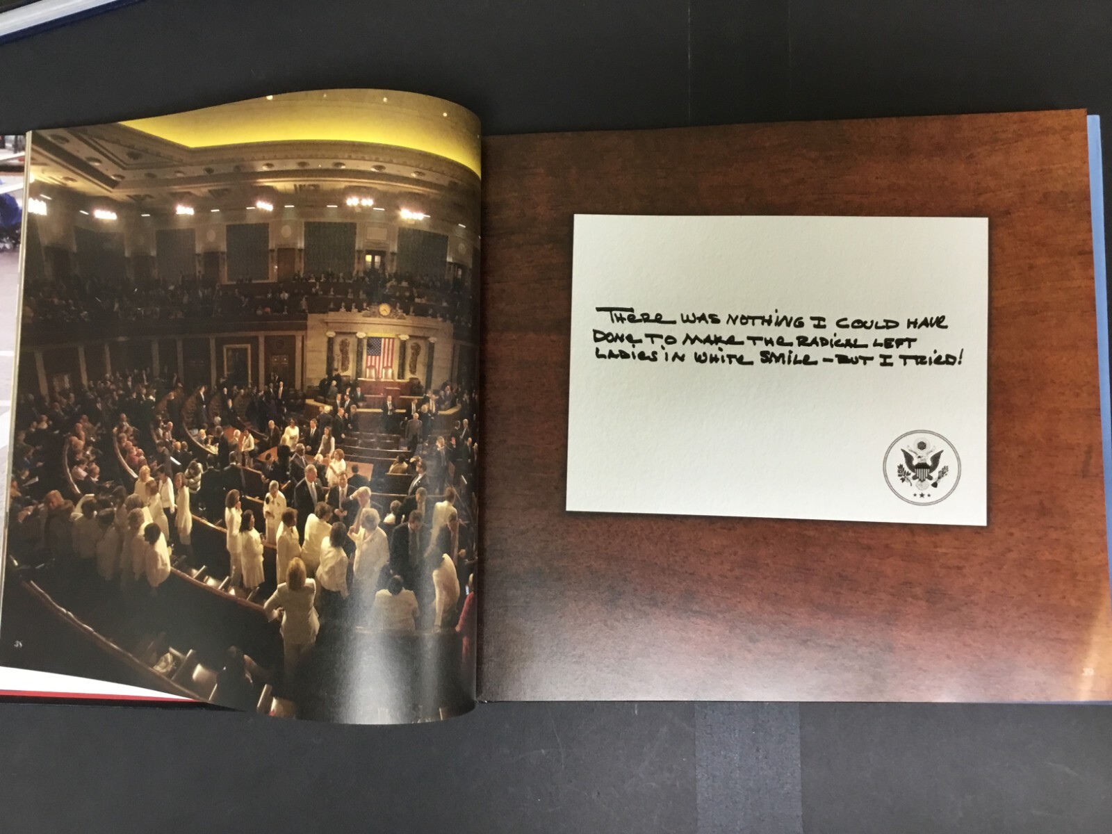 President Donald J Trump Our Journey Together Used Hard Cover Book