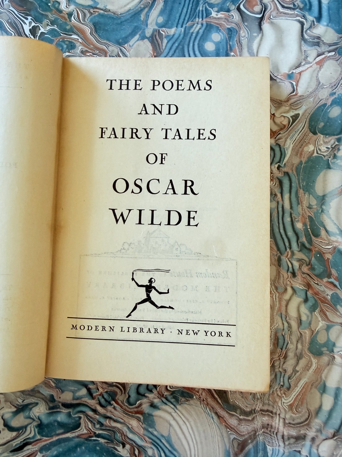 THE POEMS AND FAIRY TALES OF OSCAR WILDE HARDCOVER BOOK W/ DUST JACKET