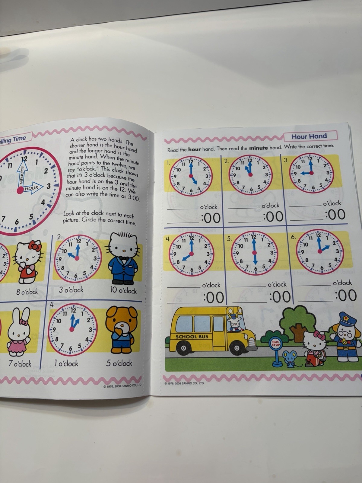 Hello Kitty Workbooks w/Stickers – Time & Money