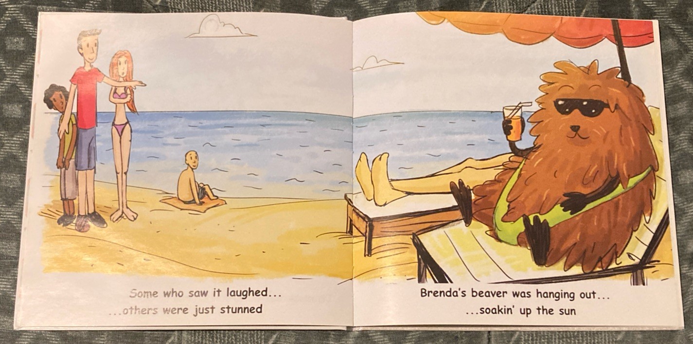 Brenda’s Beaver Needs a Barber HARD COVER–Physical Book